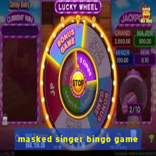 masked singer bingo game