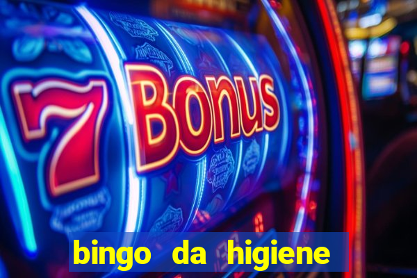 bingo da higiene para imprimir