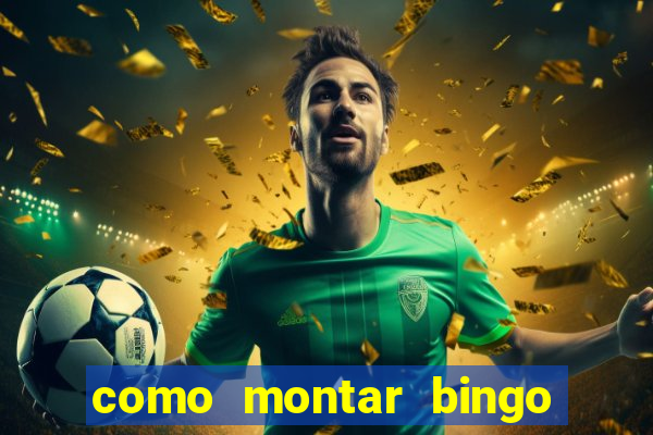 como montar bingo brinquedos toia