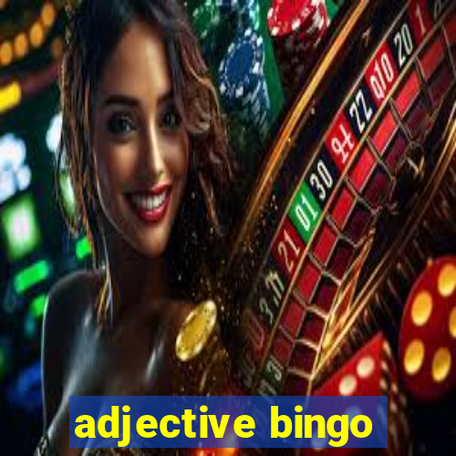 adjective bingo