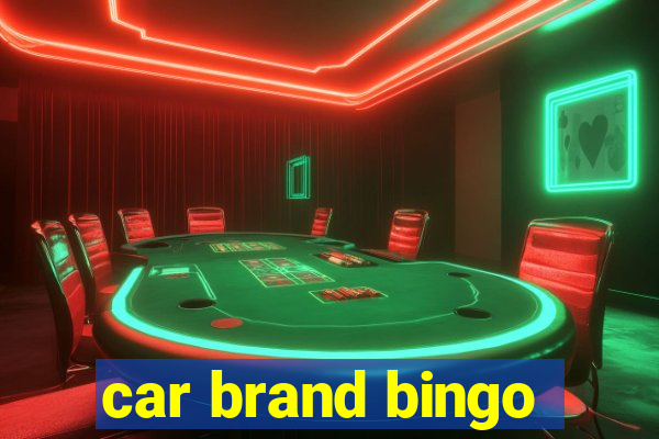 car brand bingo