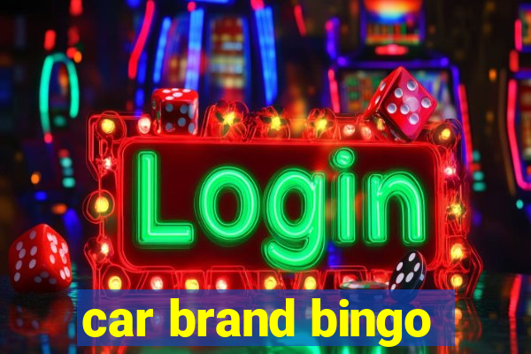 car brand bingo