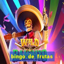 bingo de frutas para imprimir pdf