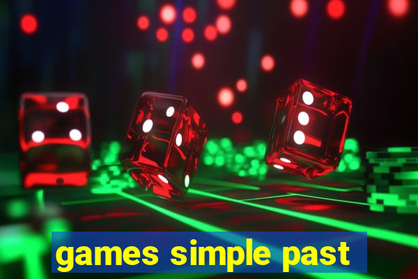 games simple past