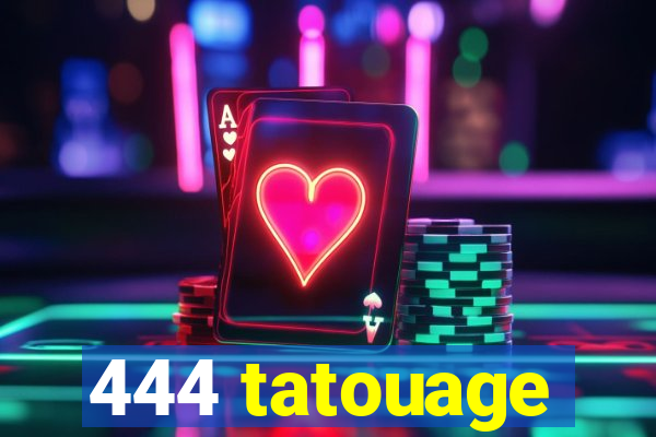 444 tatouage