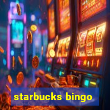 starbucks bingo