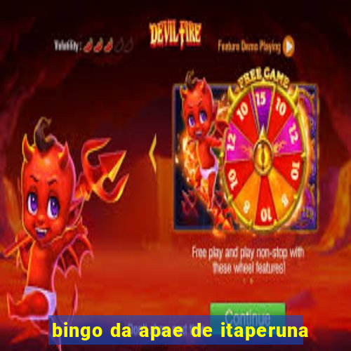 bingo da apae de itaperuna