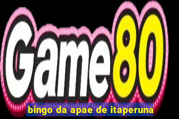 bingo da apae de itaperuna