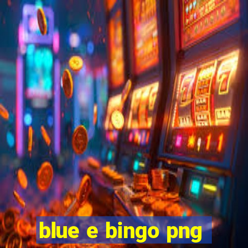 blue e bingo png