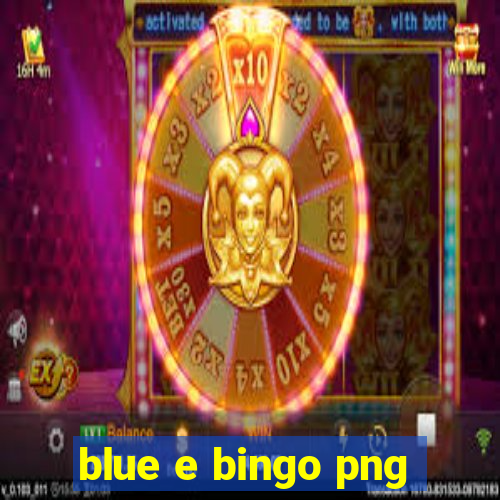 blue e bingo png