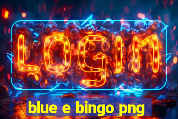 blue e bingo png