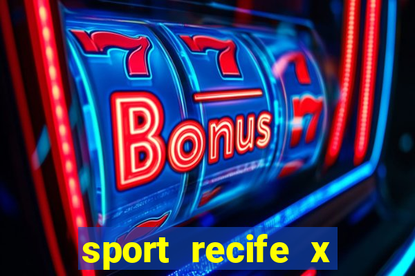 sport recife x ponte preta palpite