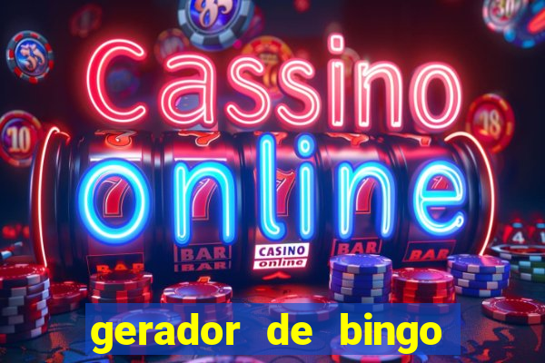 gerador de bingo de palavras