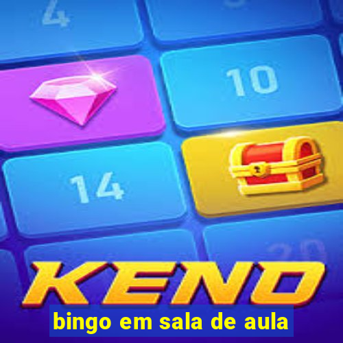 bingo em sala de aula