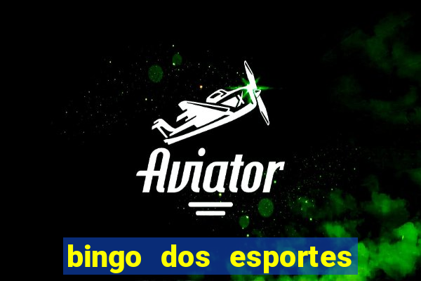 bingo dos esportes para imprimir