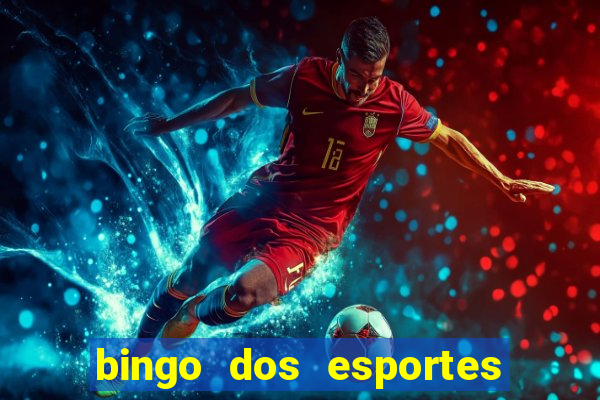 bingo dos esportes para imprimir