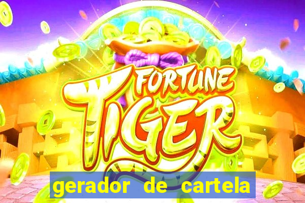 gerador de cartela de bingo