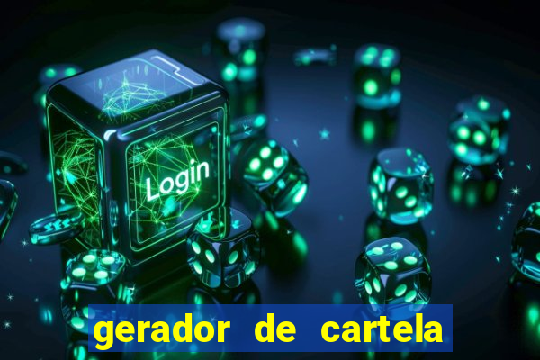 gerador de cartela de bingo