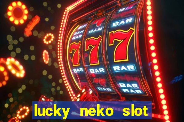 lucky neko slot logo png