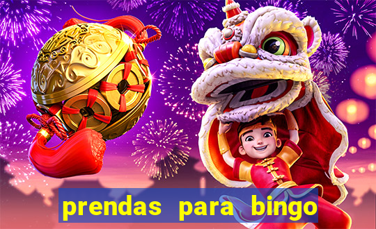 prendas para bingo de natal