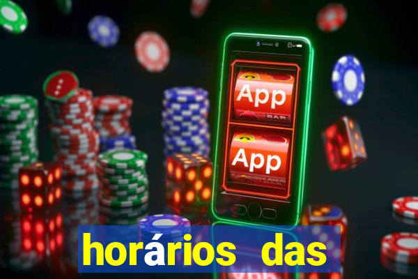 horários das plataformas de jogos