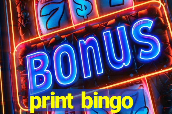 print bingo