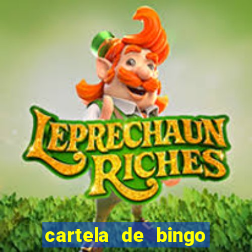 cartela de bingo cha de panela