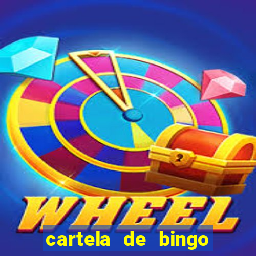 cartela de bingo cha de panela