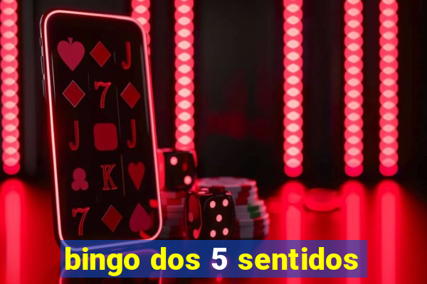 bingo dos 5 sentidos