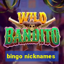 bingo nicknames