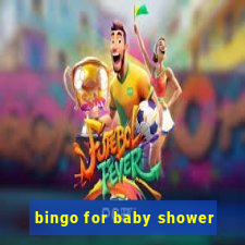 bingo for baby shower