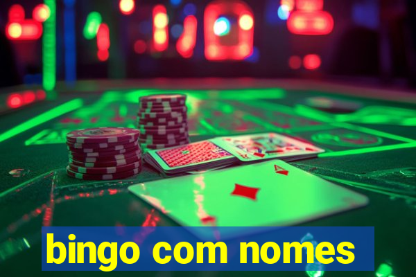 bingo com nomes