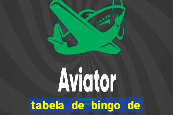 tabela de bingo de 1 a 100