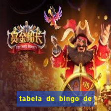 tabela de bingo de 1 a 100