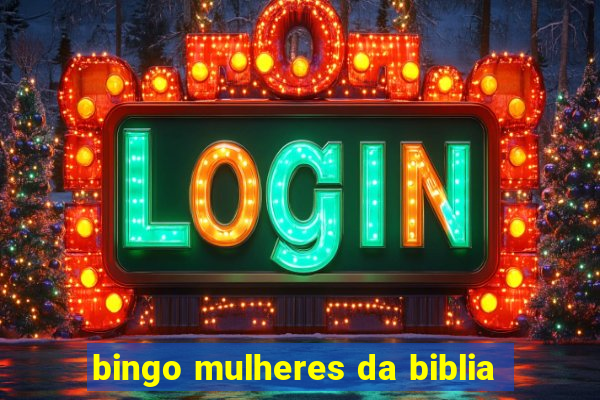 bingo mulheres da biblia