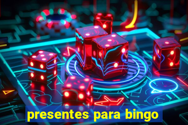 presentes para bingo