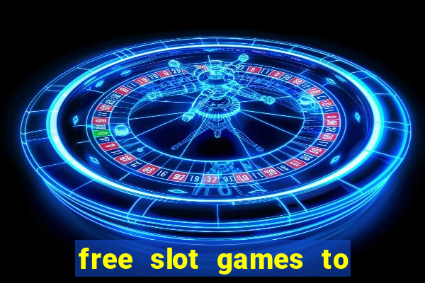 free slot games to play offline