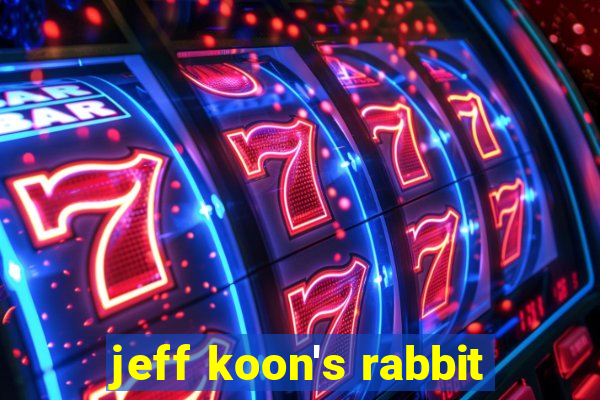 jeff koon's rabbit