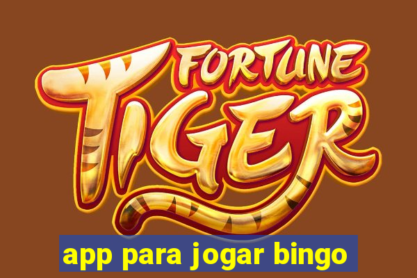 app para jogar bingo