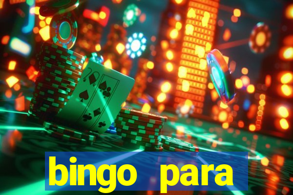 bingo para despedida de solteira para imprimir