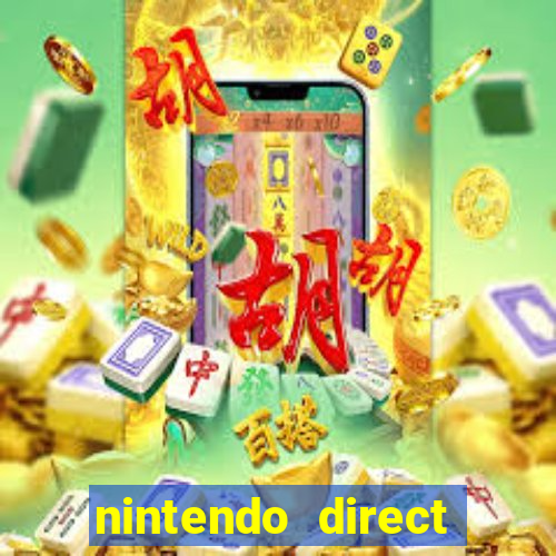 nintendo direct bingo template