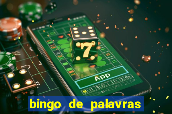 bingo de palavras cha de bebe