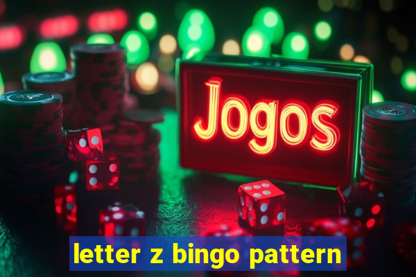 letter z bingo pattern