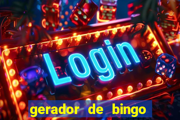 gerador de bingo cha de bebe