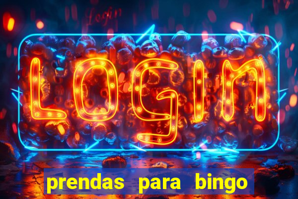 prendas para bingo de natal