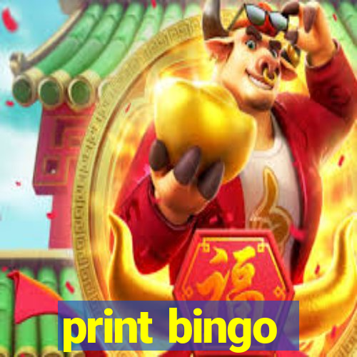 print bingo