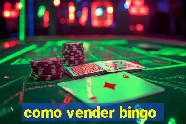 como vender bingo