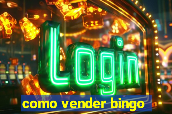 como vender bingo