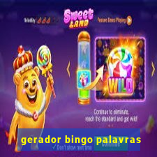 gerador bingo palavras