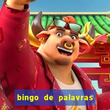 bingo de palavras de natal